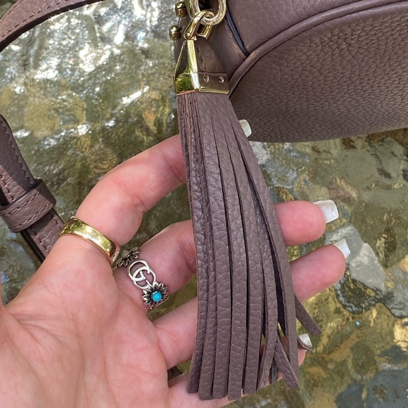 Kate Spade Purple Spade Logo Leather Crossbody - Picture 7 of 16